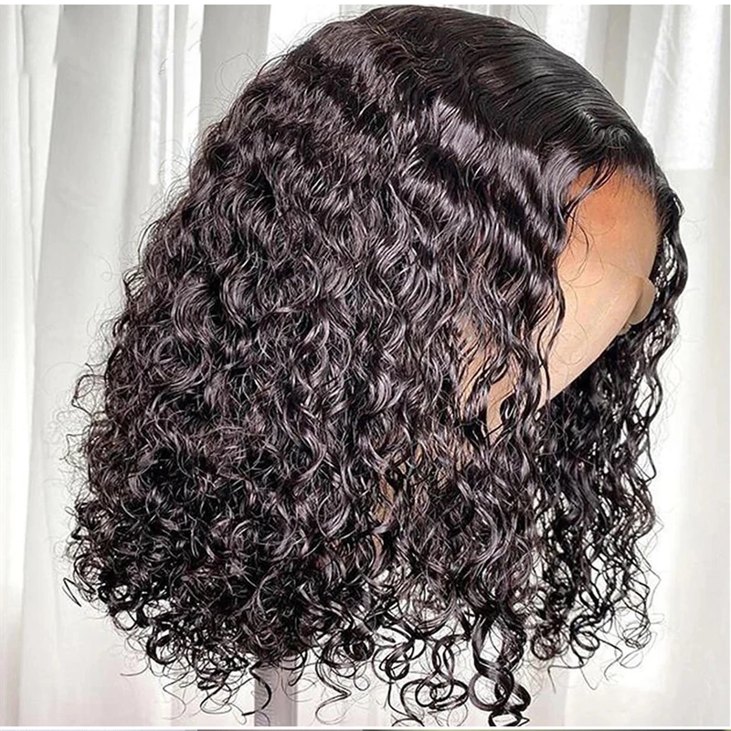 Kinky Curly Short Bob Wig Natural Black Soft Hair Glueless Lace Front Wig For Women Synthetic Heat Resistant Fiber Daily Cosplay
Kinky Curly Short Bob Wig Natural Black Soft Hair Glueless Lace Front Wig For Women Synthetic Heat Resistant Fiber Daily Cosplay