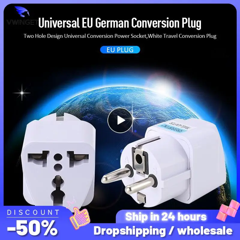 5~30PCS Universal EU German Conversion Plug EU Outlet European Germany Australia Chinese Power Socket Travel Conversion Adapter
5~30PCS Universal EU German Conversion Plug EU Outlet European Germany Australia Chinese Power Socket Travel Conversion Adapter