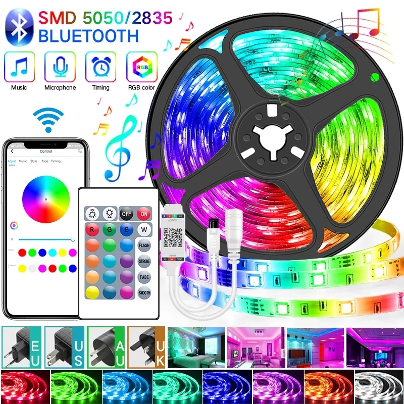 LED Color Bar Bluetooth LED Light Bar 20M RGB SMD Flexible Ribbon RGB LED Light 5M 10M Ribbon Diode DC 12V Control.
LED Color Bar Bluetooth LED Light Bar 20M RGB SMD Flexible Ribbon RGB LED Light 5M 10M Ribbon Diode DC 12V Control.