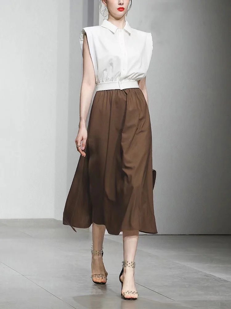 2023 spring and summer women's clothing fashion new Shirt Mid-Length Dress Set 0428
2023 spring and summer women's clothing fashion new Shirt Mid-Length Dress Set 0428