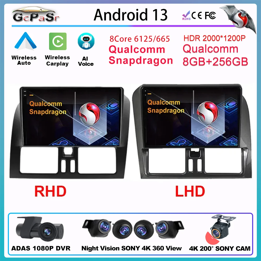 CARPLAY Radio Android Auto For VOLVO XC60 que 1 2008 - 2017 Multimedia Receiver No 2 din Screen Automotivo Bluetooth All-in-one
CARPLAY Radio Android Auto For VOLVO XC60 que 1 2008 - 2017 Multimedia Receiver No 2 din Screen Automotivo Bluetooth All-in-one