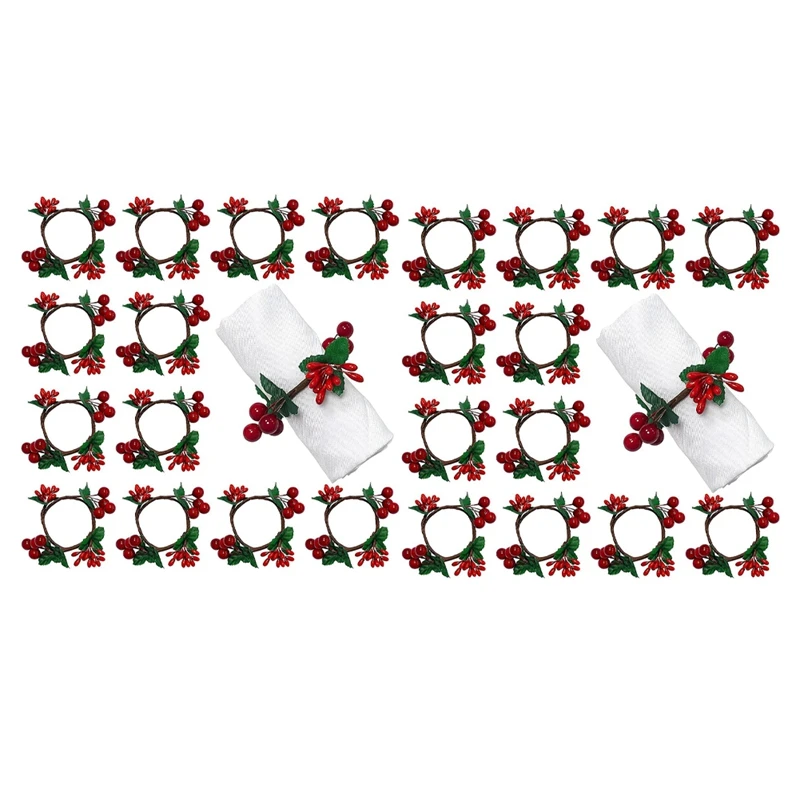 2X кольца для салфеток, Деревенское кольцо для салфеток, украшения для стола в виде Красной ягоды для свадьбы, Рождества, дня рождения, вечеринки 
2X кольца для салфеток, Деревенское кольцо для салфеток, украшения для стола в виде Красной ягоды для свадьбы, Рождества, дня рождения, вечеринки