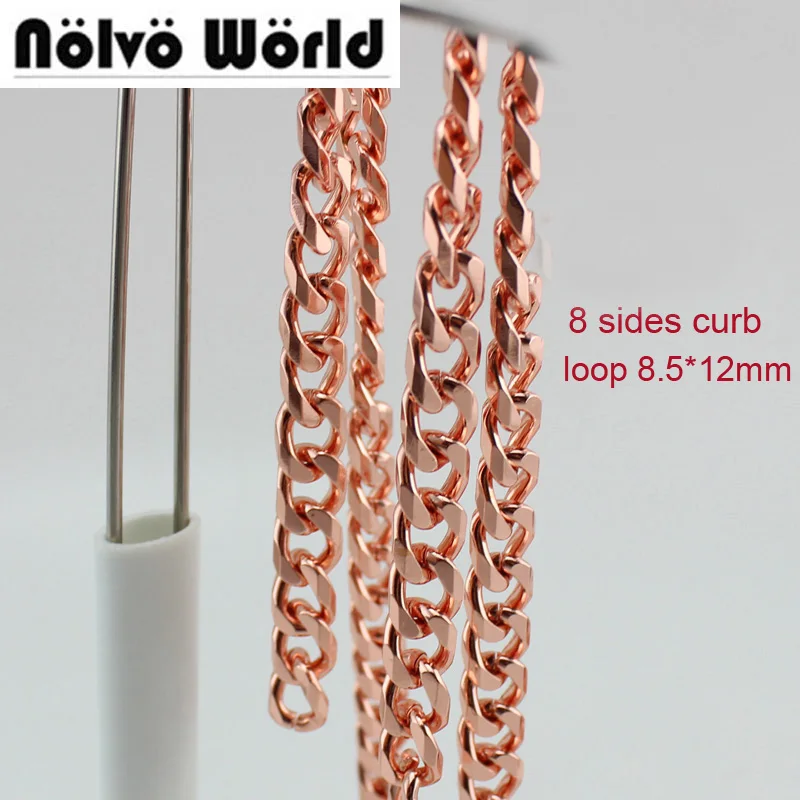 10meters,loop 8.5*12mm Rose gold lacquer Chain,8 Size curb chains,Bags Purses New Chain Handle
10meters,loop 8.5*12mm Rose gold lacquer Chain,8 Size curb chains,Bags Purses New Chain Handle