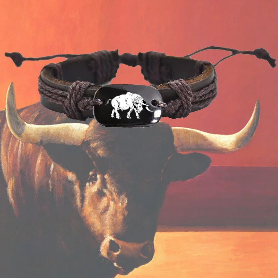 Fashion Bull Totem Bracelet Animal Backing Braided Rope Leather Unisex Bracelet Wholesale
Fashion Bull Totem Bracelet Animal Backing Braided Rope Leather Unisex Bracelet Wholesale