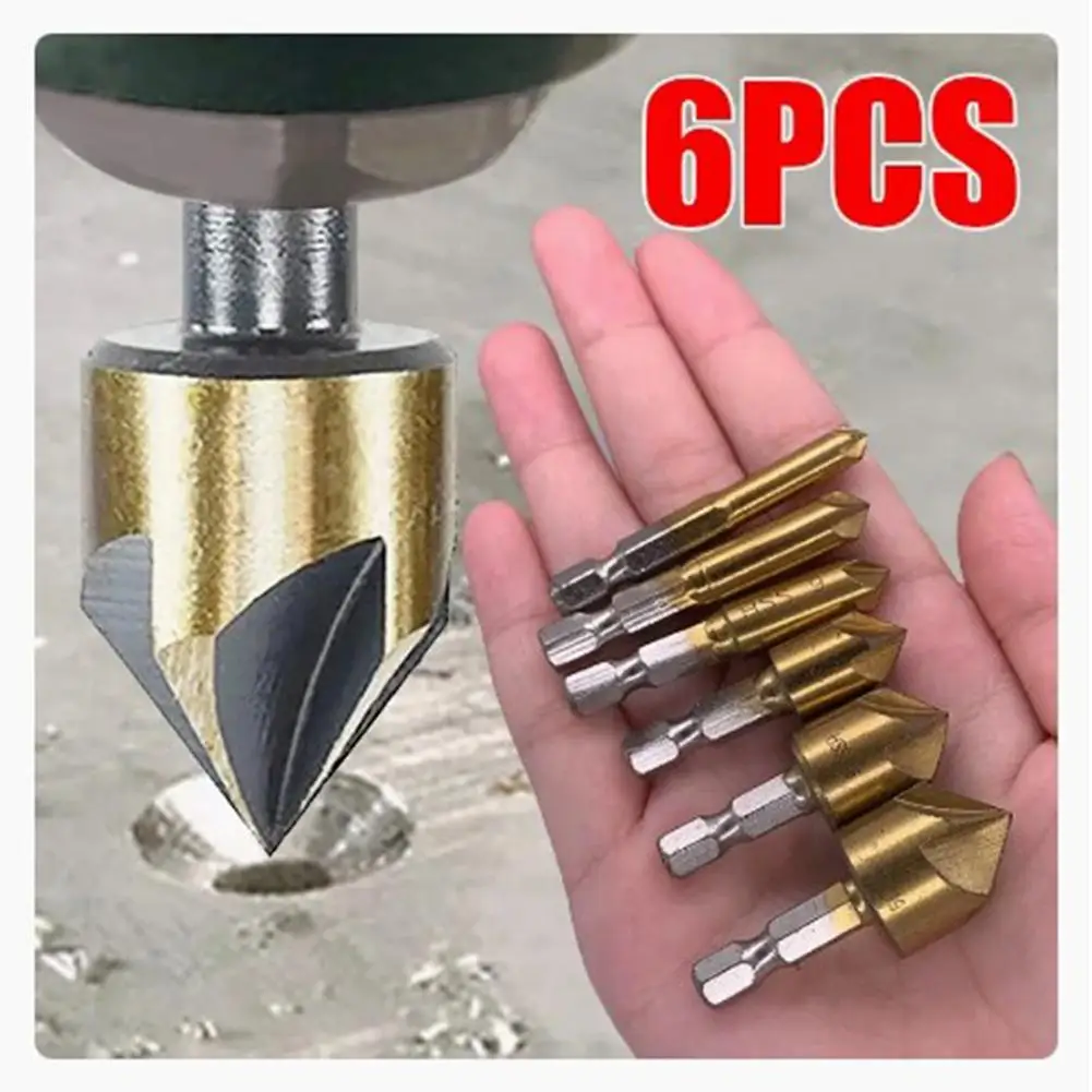 6pcs Five-blade Chamfering Knife With Hexagonal Handle 90 Degree High-speed Steel Wood Chamfering Tool Parts
6pcs Five-blade Chamfering Knife With Hexagonal Handle 90 Degree High-speed Steel Wood Chamfering Tool Parts