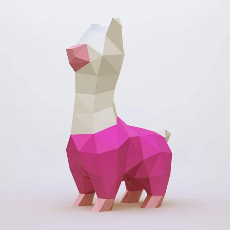 3D Paper Model Small Alpaca Animal 3D Three-dimensional Paper Art Decorative Paper Model Ornaments DIY Handmade Gifts
3D Paper Model Small Alpaca Animal 3D Three-dimensional Paper Art Decorative Paper Model Ornaments DIY Handmade Gifts