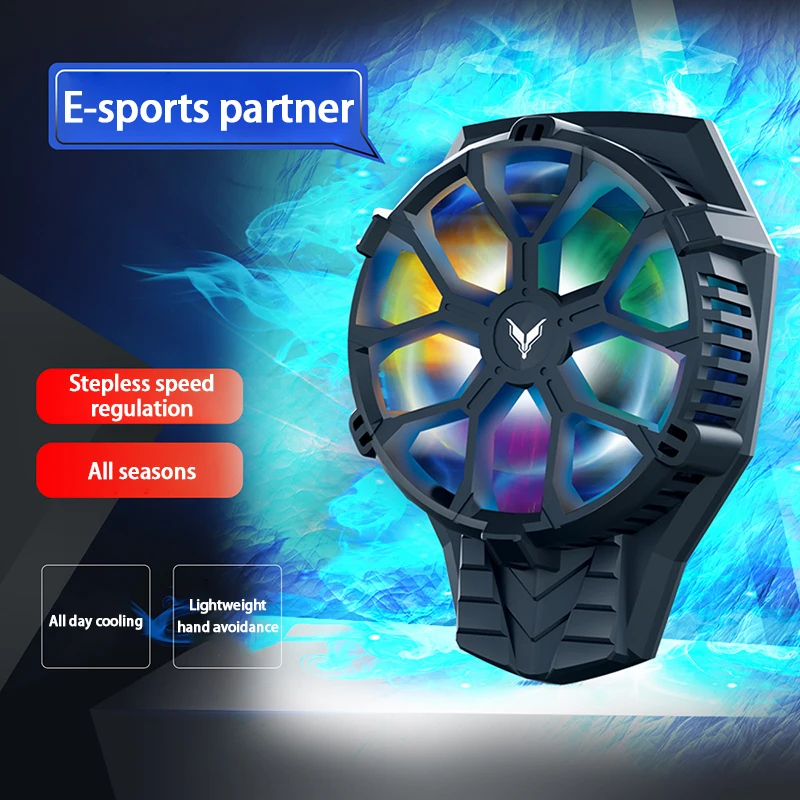 Portable Mobile Phone Radiator Colorful Slow Flash Smart Phone Cooling Fan Mobile Phone Accessories Cell Phone Cool Heat Sink
Portable Mobile Phone Radiator Colorful Slow Flash Smart Phone Cooling Fan Mobile Phone Accessories Cell Phone Cool Heat Sink