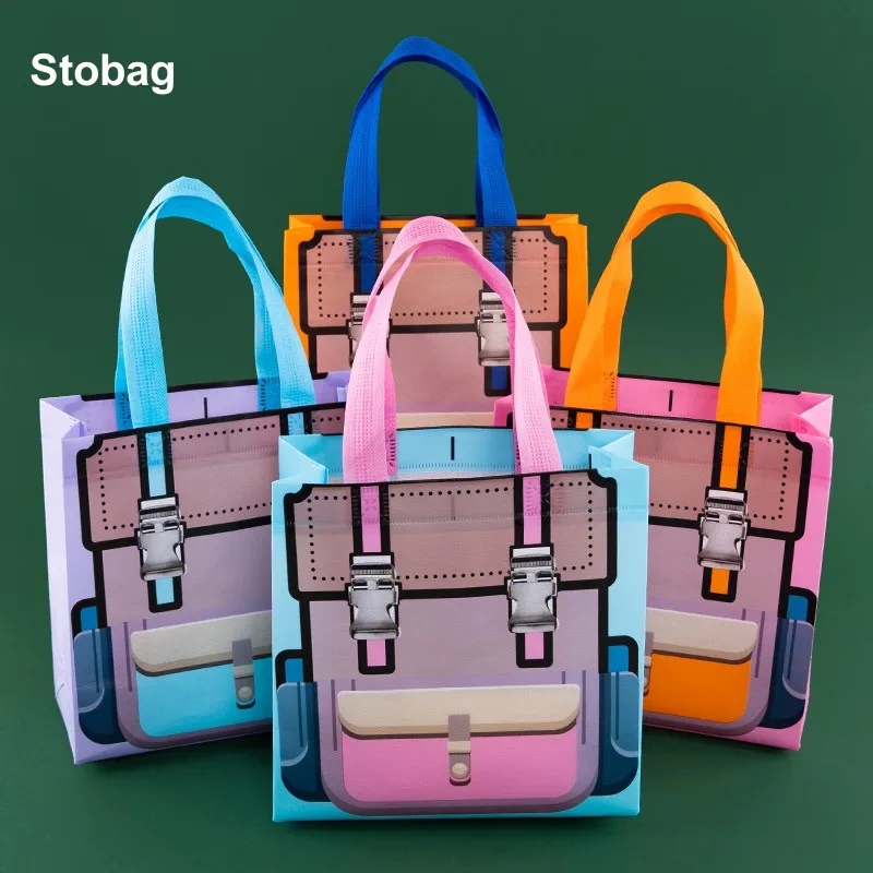 StoBag 20pcs New Non-woven Tote Bag Kids Child Fabric Waterproof Candy Cake Gift Package Festival Holiday Happy Party Favors
StoBag 20pcs New Non-woven Tote Bag Kids Child Fabric Waterproof Candy Cake Gift Package Festival Holiday Happy Party Favors