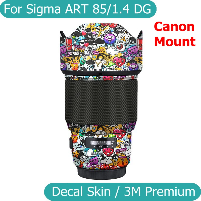 

Для Sigma ART 85 1,4 DG HSM (для Canon EF Mount) переводная виниловая пленка для объектива камеры Защитная Наклейка 85 мм F1.4 F/1,4