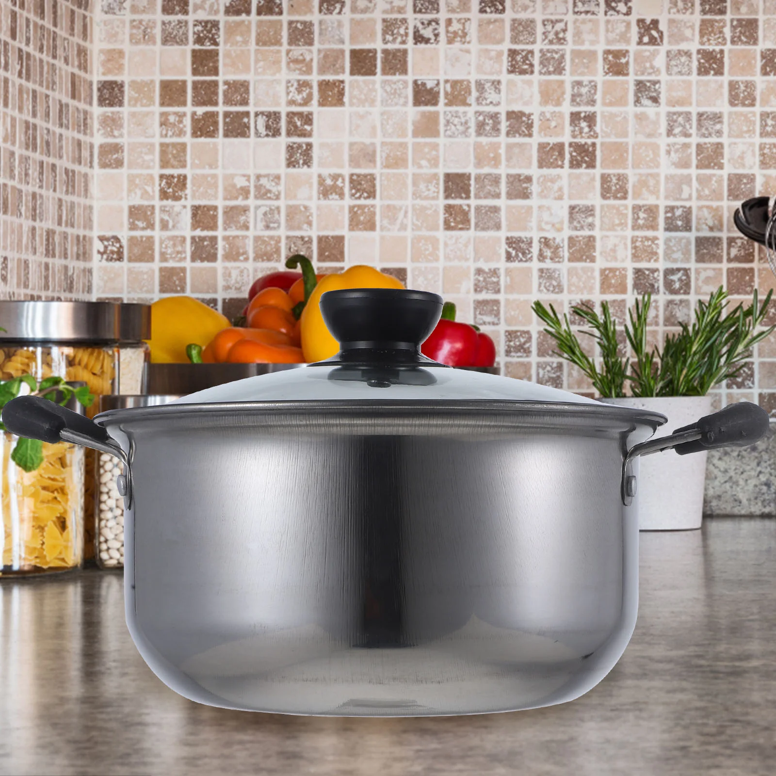 1pc Practical Stockpot Home Induction Heater Kitchen Food Cooking Induction Heater with Visual Lid
1pc Practical Stockpot Home Induction Heater Kitchen Food Cooking Induction Heater with Visual Lid