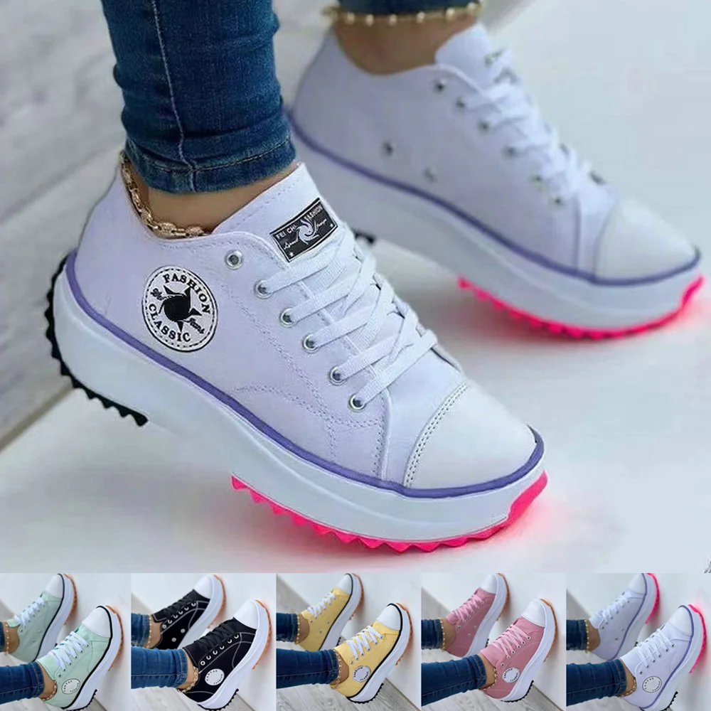 2022 Women's Sneakers Flat Lace Up Women's Graphic Canvas Sneakers Women's Casual Shoes Zapatillas Mujer Chaussure Femme
2022 Women's Sneakers Flat Lace Up Women's Graphic Canvas Sneakers Women's Casual Shoes Zapatillas Mujer Chaussure Femme