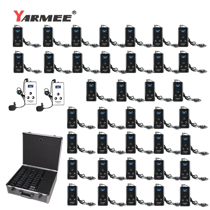 YARMEE YT200 Museum Portable Radio Guide System for Museum , Tour Guiding ,( 2transmitters+38 receivers+charging case)
YARMEE YT200 Museum Portable Radio Guide System for Museum , Tour Guiding ,( 2transmitters+38 receivers+charging case)