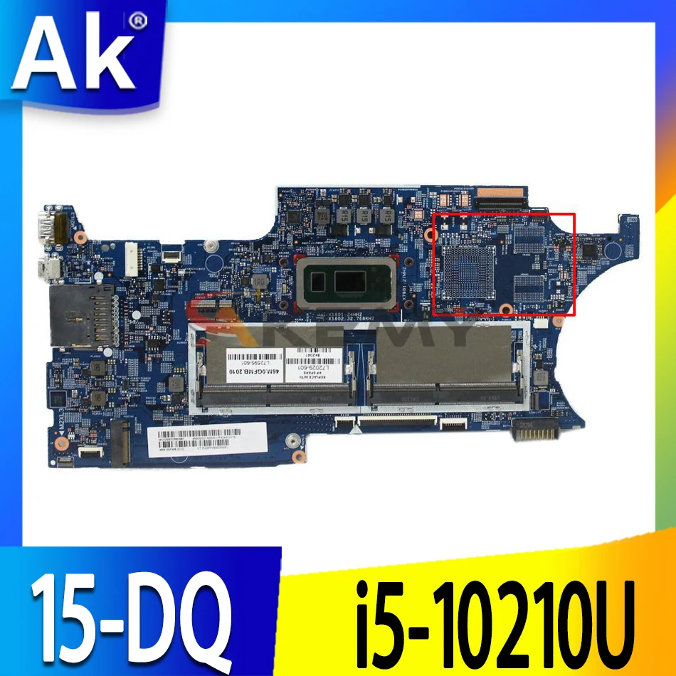 L72029-601 L72029-001 For HP 15-DQ mainboard motherboard with i5-10210U CPU GM UMA
L72029-601 L72029-001 For HP 15-DQ mainboard motherboard with i5-10210U CPU GM UMA