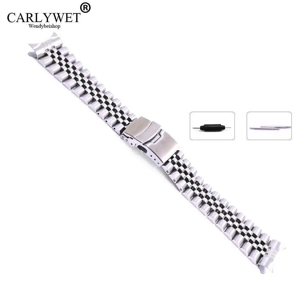 22mm Hollow Curved End Screw Link 316L Steel Watch Band Jubilee Bracelet For SKX
22mm Hollow Curved End Screw Link 316L Steel Watch Band Jubilee Bracelet For SKX