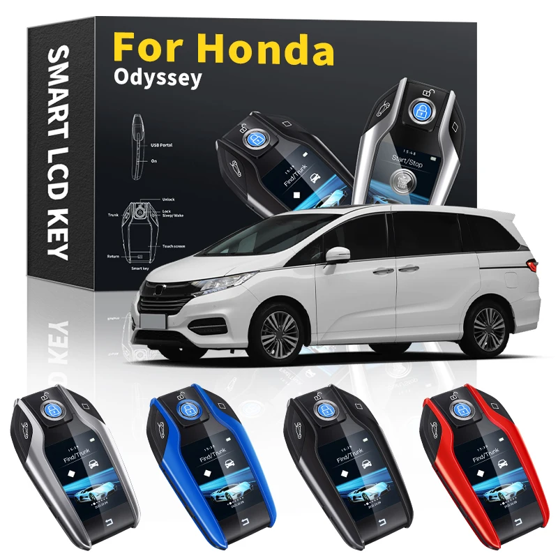 Modified keys For Honda Odyssey 2000-2021 Car Smart Remote Control LCD Display One-button start Smart keychain Car Accessories
Modified keys For Honda Odyssey 2000-2021 Car Smart Remote Control LCD Display One-button start Smart keychain Car Accessories