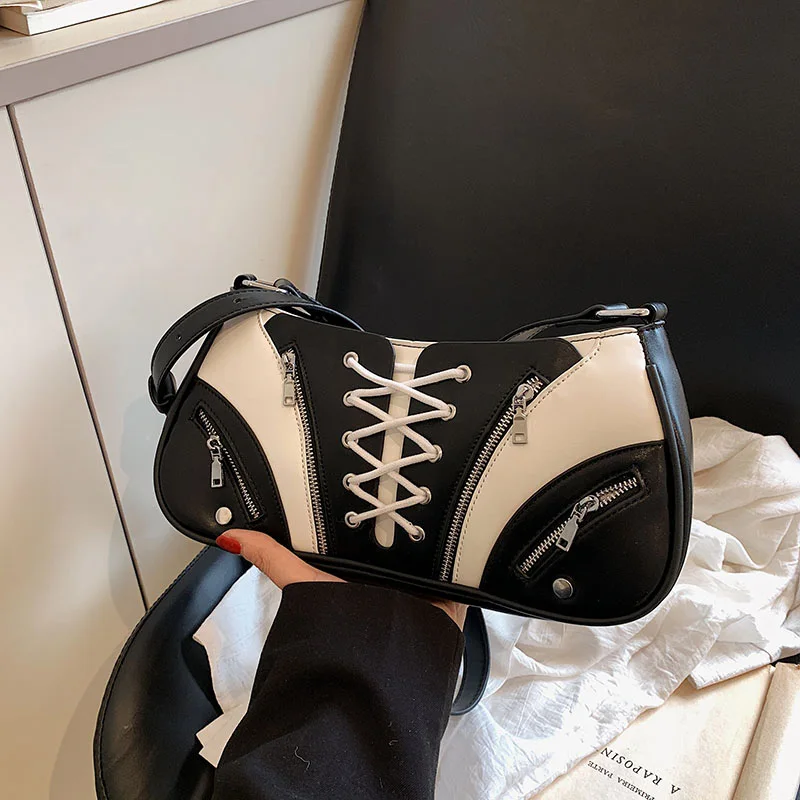 Contrasting colors Leather Crossbody Bags for Women Shoulder Bag 2023 New Trend Design Underarm Handbags and Purses Armpit Bags
Contrasting colors Leather Crossbody Bags for Women Shoulder Bag 2023 New Trend Design Underarm Handbags and Purses Armpit Bags