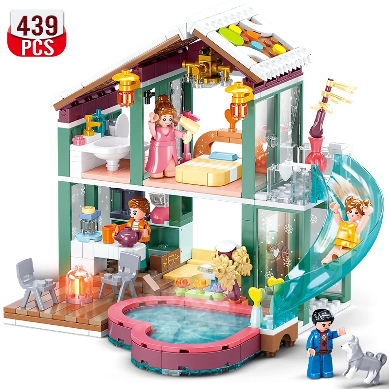 Ideas MOC Friends Series Building Blocks Travel Mid-Levels Spa Resort Model Bricks Educational DIY Toys Gift For Children Girls
Ideas MOC Friends Series Building Blocks Travel Mid-Levels Spa Resort Model Bricks Educational DIY Toys Gift For Children Girls