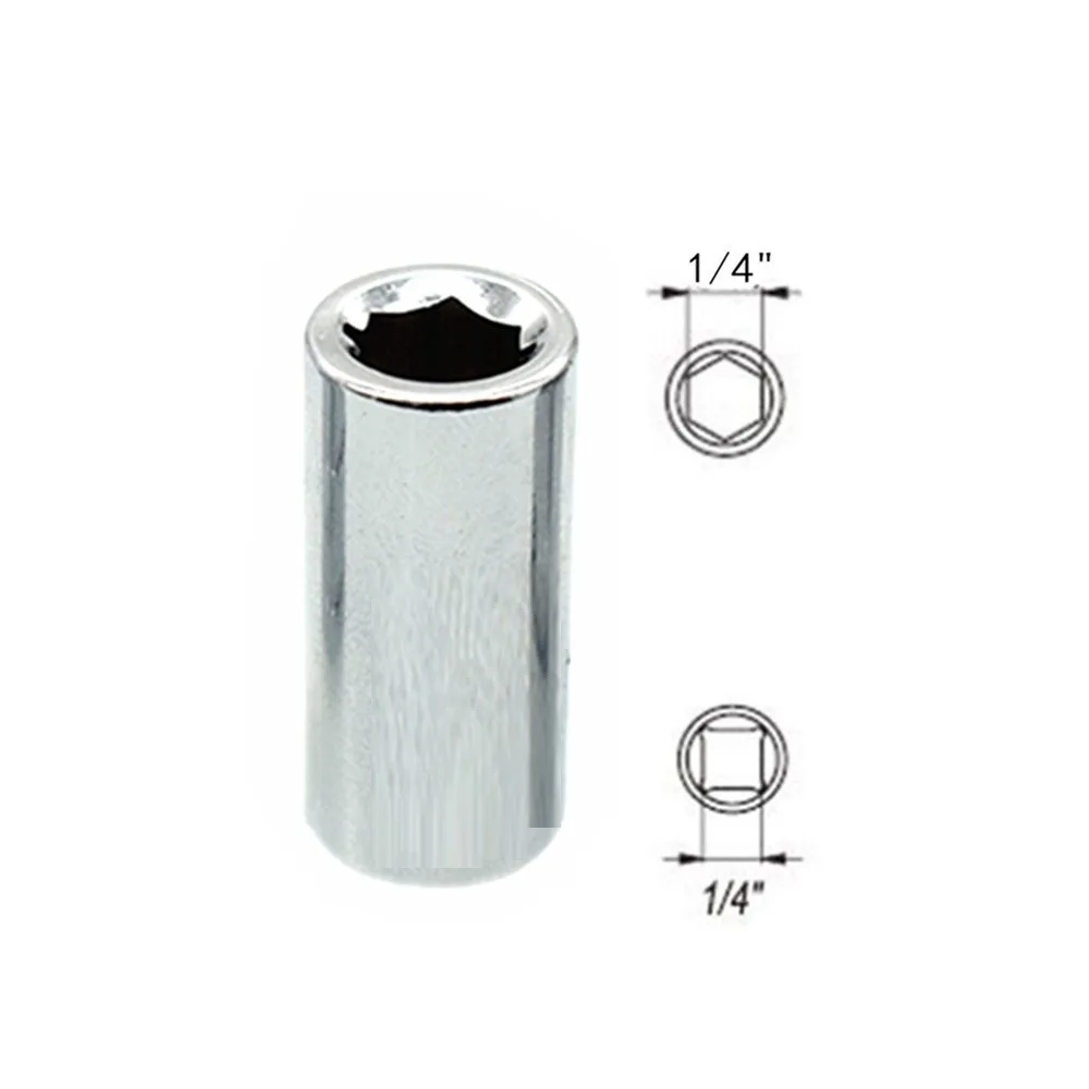 1pc Socket Adapter Header Bottom Seat Sleeve Square Hole Turn Hexagonal 1/4 3/8 1/2 Universal Converter Ratchet Socket Adapter
1pc Socket Adapter Header Bottom Seat Sleeve Square Hole Turn Hexagonal 1/4 3/8 1/2 Universal Converter Ratchet Socket Adapter