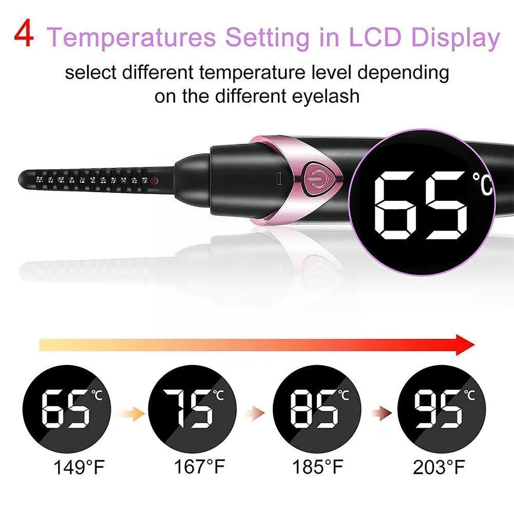 Electric Heated Eyelash Curler Usb Charge Makeup Curling Portable Long Beauty Eye Lasting Kit Natural Lash Tools Curler L5q7
Electric Heated Eyelash Curler Usb Charge Makeup Curling Portable Long Beauty Eye Lasting Kit Natural Lash Tools Curler L5q7