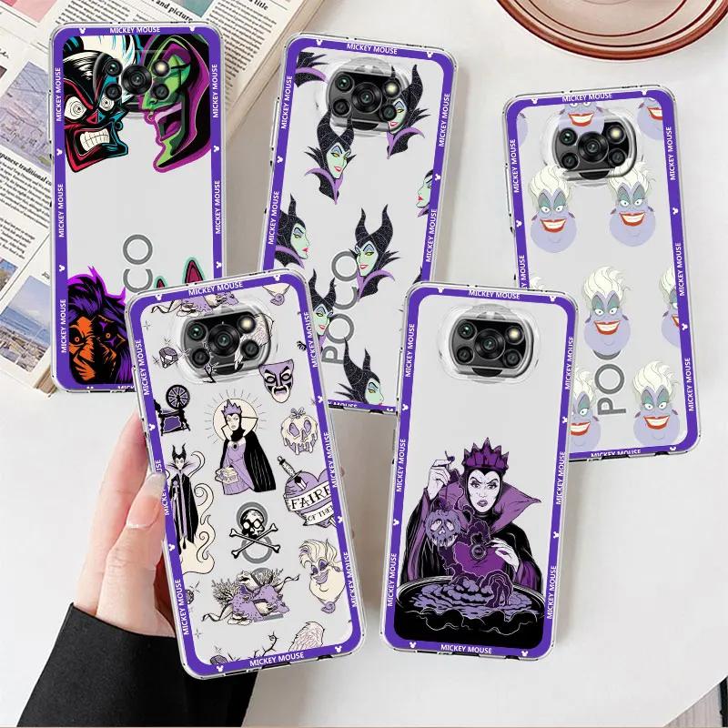 Clear Case For Xiaomi Mi Poco X3 NFC 11 Lite 11T Pro X4 F3 M4 M3 10T 9T 12 Note 10 F1 Soft Phone Cover Disney Villains TPU Funda
Clear Case For Xiaomi Mi Poco X3 NFC 11 Lite 11T Pro X4 F3 M4 M3 10T 9T 12 Note 10 F1 Soft Phone Cover Disney Villains TPU Funda