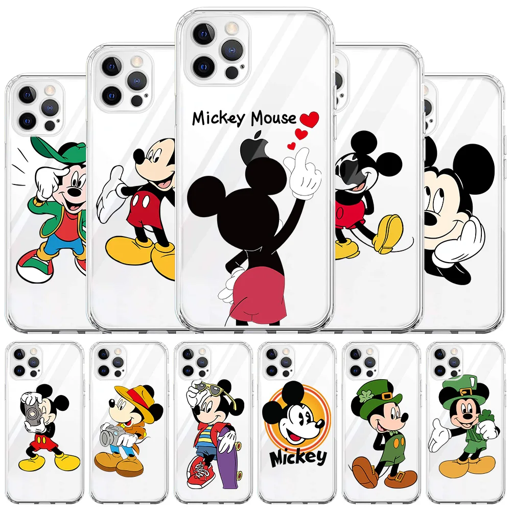 Mickey Minnie Clear Case For Apple iPhone 13 11 12 Pro Max 7 + XR 8 X 6 6S Plus XS 2022 Transparent Soft Phone Cover
Mickey Minnie Clear Case For Apple iPhone 13 11 12 Pro Max 7 + XR 8 X 6 6S Plus XS 2022 Transparent Soft Phone Cover