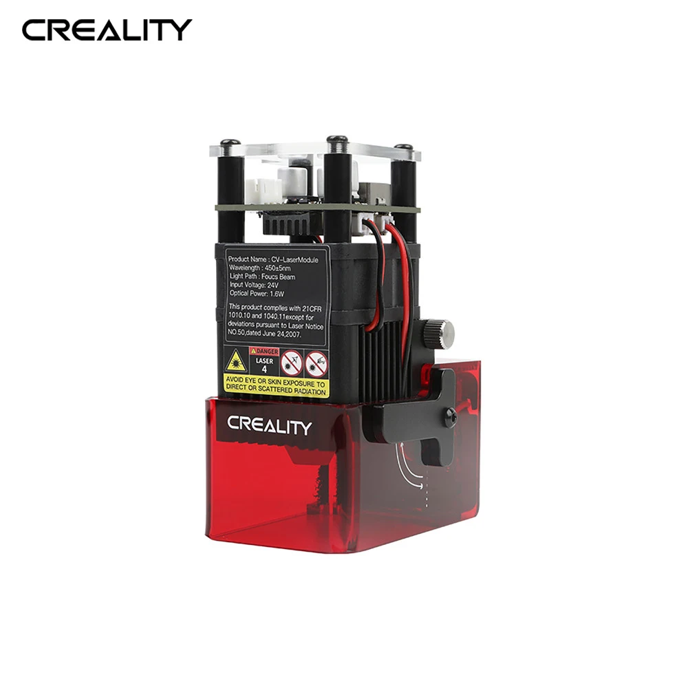 CREALITY Original 3D Printer Part Ender-3 S1 CV Laser Module 24V 1.6W Precise Focusing Soot Absorption
CREALITY Original 3D Printer Part Ender-3 S1 CV Laser Module 24V 1.6W Precise Focusing Soot Absorption