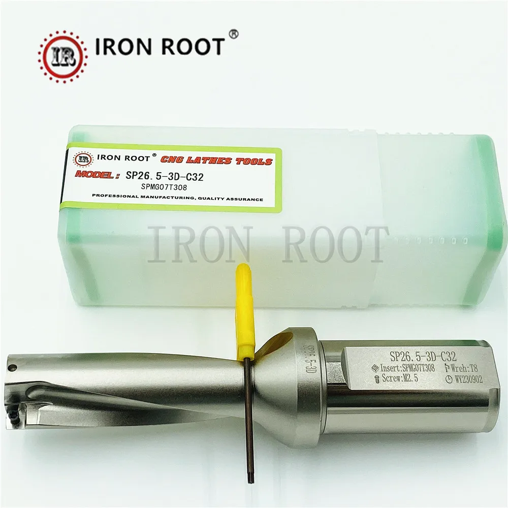 Сверло серии IRON ROOT SP 3D U-образное сверло с глубоким отверстием индексируемая