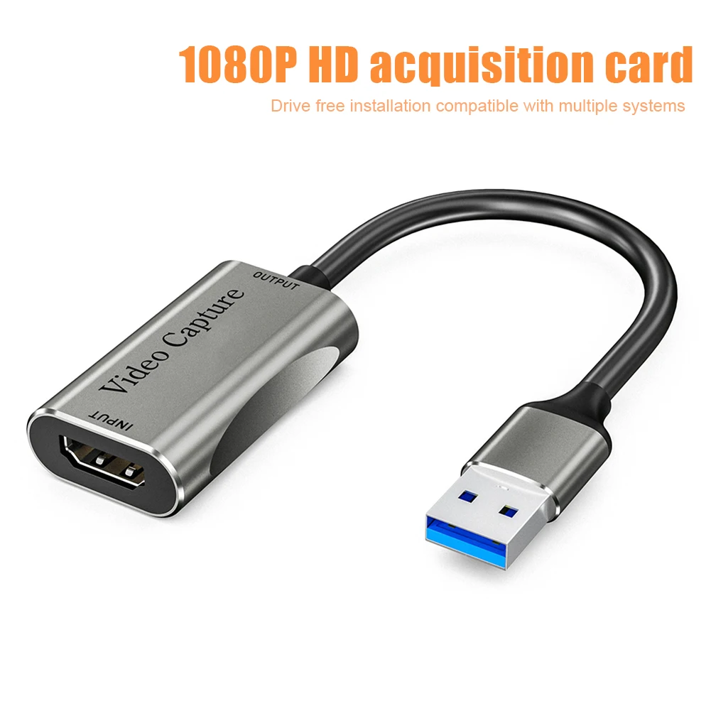 USB 3.0 HDMI-compatible Audio Video Card Type-C 1080P HD Capture Card for Computer OBS Live Streaming Broadcast Game Recording
USB 3.0 HDMI-compatible Audio Video Card Type-C 1080P HD Capture Card for Computer OBS Live Streaming Broadcast Game Recording