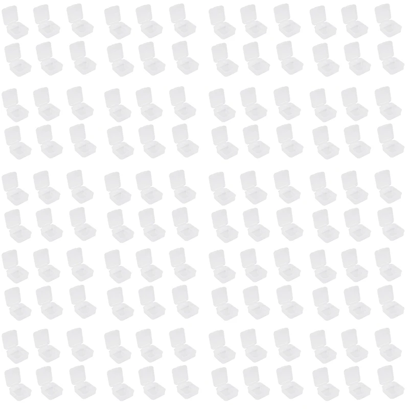 120 Pieces Mini Plastic Clear Storage Box For Collecting Small Items, Beads, Jewelry, Business Cards
120 Pieces Mini Plastic Clear Storage Box For Collecting Small Items, Beads, Jewelry, Business Cards