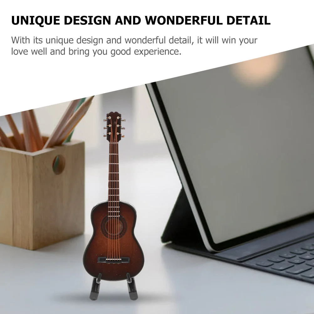 Guitar Model Miniature Dollhouse Mini Musical Wooden Instrument Electric Garden Ukulele Decor Micro Furniture Landscape
Guitar Model Miniature Dollhouse Mini Musical Wooden Instrument Electric Garden Ukulele Decor Micro Furniture Landscape