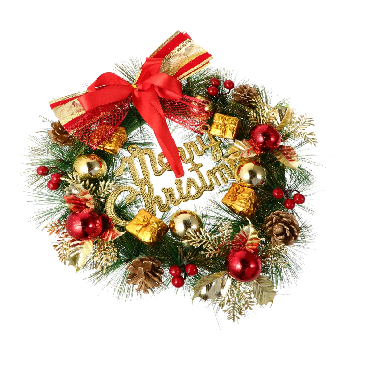 Christmas Wreath Home Accessory Garland Pendant Wall Ornament Party Hanging Outdoor Decor
Christmas Wreath Home Accessory Garland Pendant Wall Ornament Party Hanging Outdoor Decor