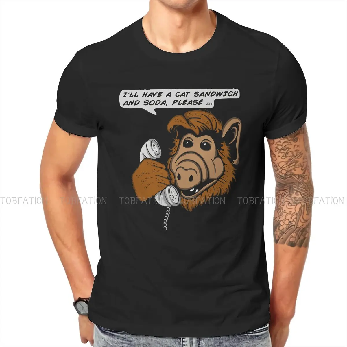 Cat Sandwich And Soda Unique TShirt ALF The Animated Series Comfortable Creative Gift Clothes T Shirt Short Sleeve
Cat Sandwich And Soda Unique TShirt ALF The Animated Series Comfortable Creative Gift Clothes T Shirt Short Sleeve