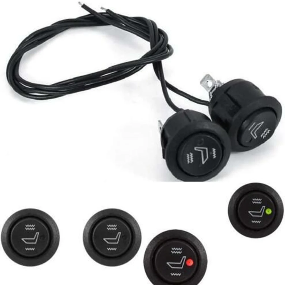 Heated Rocker Seats Switch Round Heated Rocker 12V For All Cars 2Pcs Car Seats 3Pin T 85 Boats Motorcycle Heater Switch
Heated Rocker Seats Switch Round Heated Rocker 12V For All Cars 2Pcs Car Seats 3Pin T 85 Boats Motorcycle Heater Switch