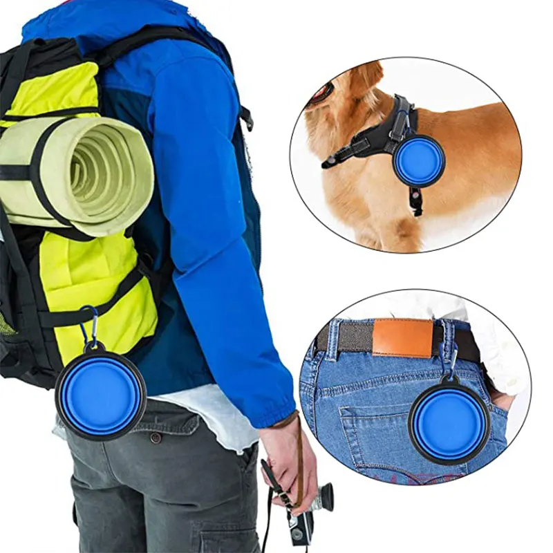1pcs Collapsible Camping Pet Cat Food Bowls Portable Folding Cat Food Water Feeding Bowl Dog Creative Travel Bowl Free Carabiner 
1pcs Collapsible Camping Pet Cat Food Bowls Portable Folding Cat Food Water Feeding Bowl Dog Creative Travel Bowl Free Carabiner