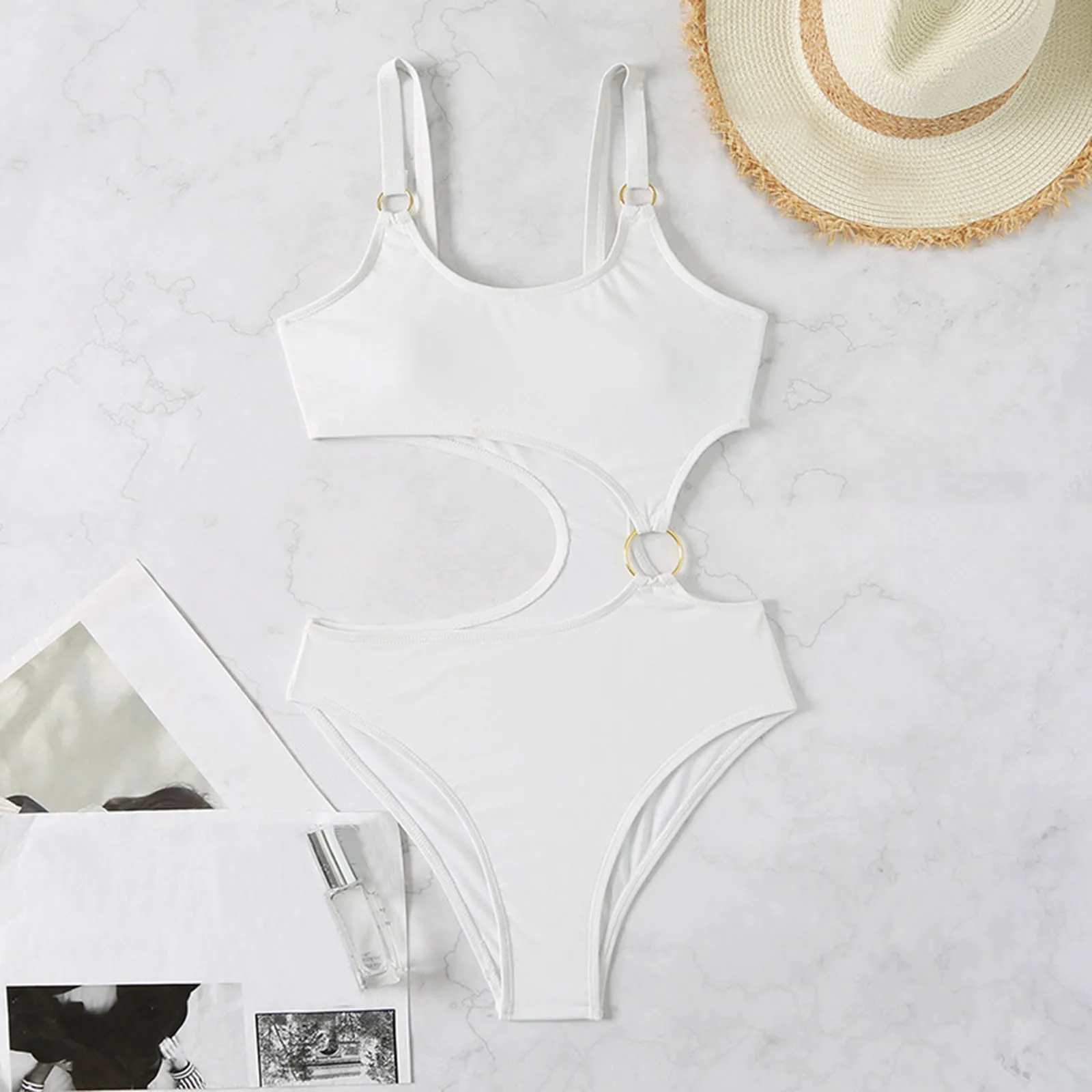 One-piece Swimsuit Women Sexy Hollow Out Swimwear Summer White Bathing Suits Beach Swim High Waist One Piece Monokini Купальник
One-piece Swimsuit Women Sexy Hollow Out Swimwear Summer White Bathing Suits Beach Swim High Waist One Piece Monokini Купальник