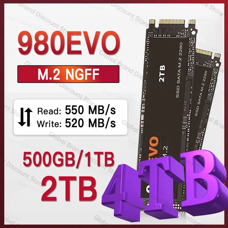 Original 4TB M.2 SSD 2TB NGFF SSD hard Drive 980EVO NVMe pcie 990 PRO 1tb Hard Disk Internal disco duro For Laptop/Desktop/ps5
Original 4TB M.2 SSD 2TB NGFF SSD hard Drive 980EVO NVMe pcie 990 PRO 1tb Hard Disk Internal disco duro For Laptop/Desktop/ps5