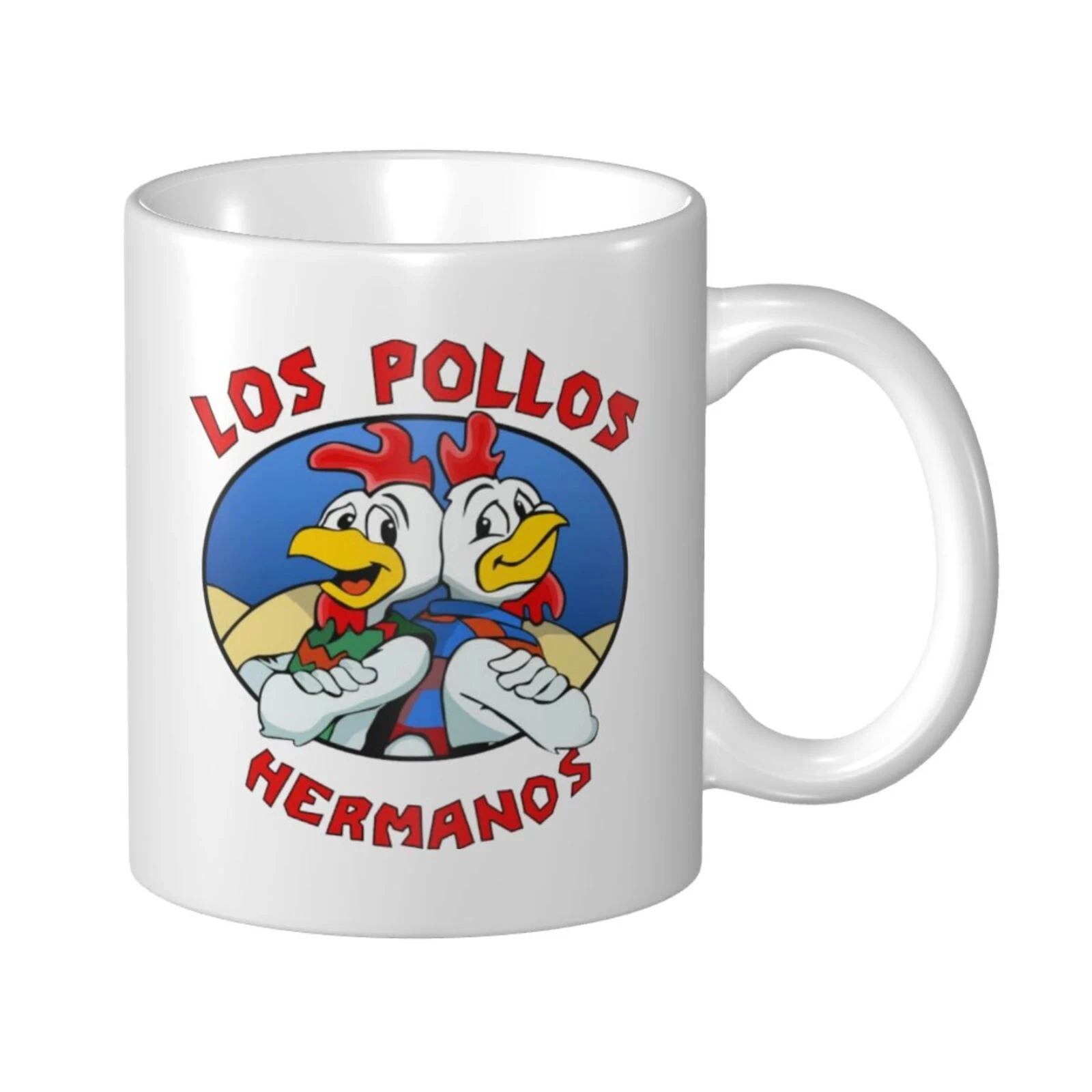 

TV Breaking Bad Mugs Los Pollos Hermanos Coffee Cups Fried Chicken Shop Tea Mugen Heisenberg Better Call Saul Lawyer Drinkware