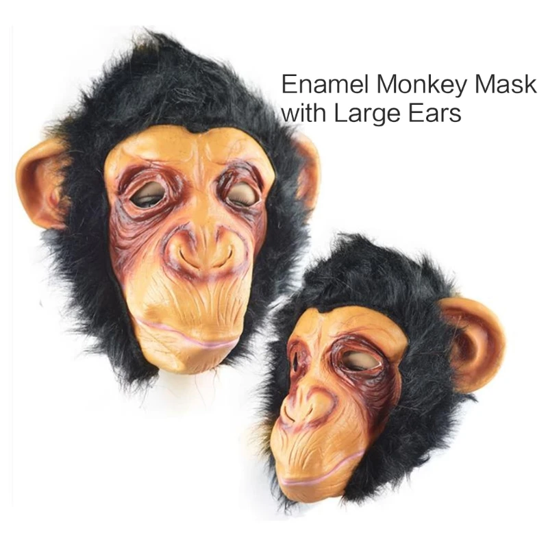 Halloween Gorillas Mask, Novelty Monkey Orangutan Chimp Mask Costume Cosplays Animal Mask with Hair Dress Up for Party
Halloween Gorillas Mask, Novelty Monkey Orangutan Chimp Mask Costume Cosplays Animal Mask with Hair Dress Up for Party