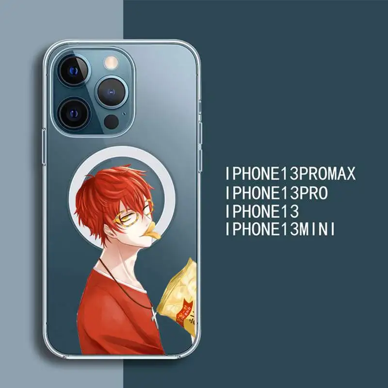 anime 707 Mystic Messenger Phone Case Transparent Magsafe Magnetic Magnet For iPhone 13 12 11 Pro Max Mini Wireless Charging
anime 707 Mystic Messenger Phone Case Transparent Magsafe Magnetic Magnet For iPhone 13 12 11 Pro Max Mini Wireless Charging