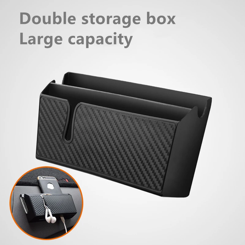 Car Mounted Storage Box Portable Double-Layer Phone Holder Self-Adhesive Organizer Easy Installation
Car Mounted Storage Box Portable Double-Layer Phone Holder Self-Adhesive Organizer Easy Installation