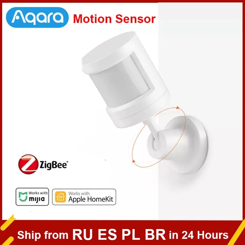 Датчик движения Aqara Zigbee Беспроводной сенсор для умного тела с датчиком работает