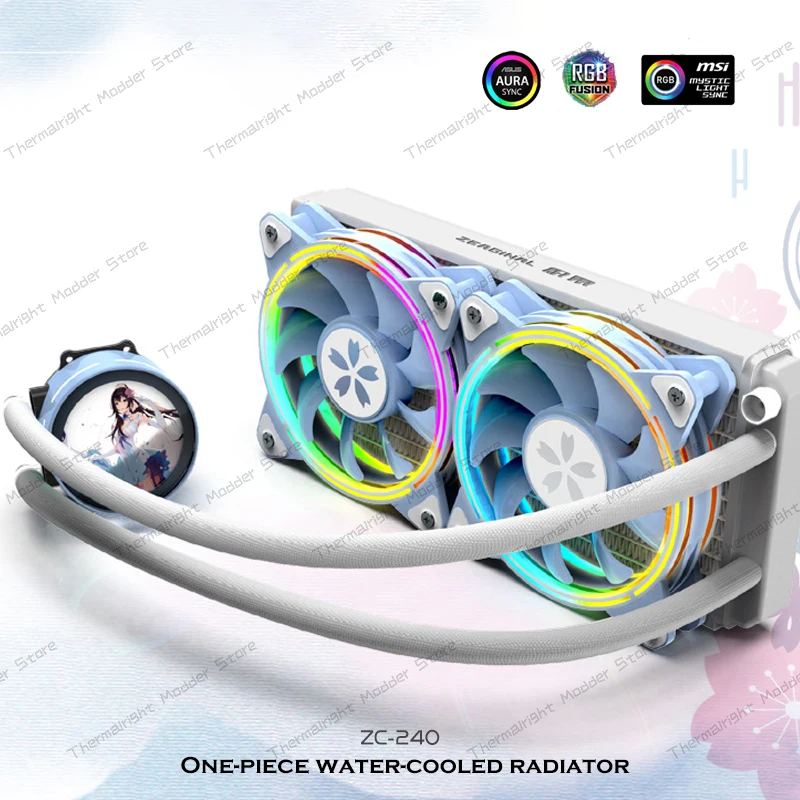 ZC-240 AIO CPU Water Cooling Kit 240 Radiator For AMD Intel LGA1700 2066 2011 115X 1200 5V ARGB PC Gamer DIY Cabinet Heatsink
ZC-240 AIO CPU Water Cooling Kit 240 Radiator For AMD Intel LGA1700 2066 2011 115X 1200 5V ARGB PC Gamer DIY Cabinet Heatsink