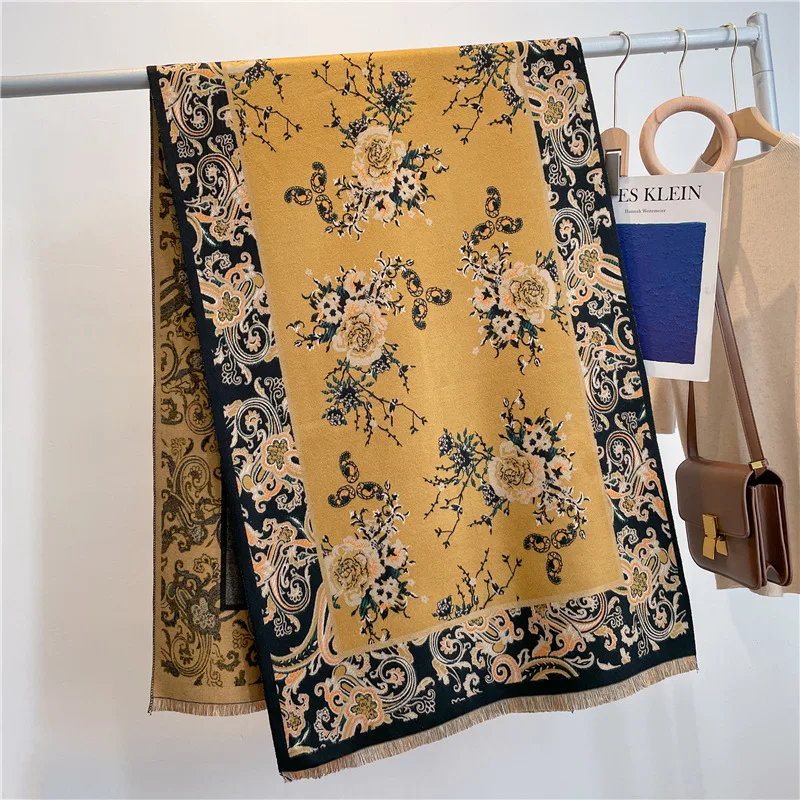 Luxury Scarf Winter Warm Cashmere Women 2022 Long Pashmina Foulard Female Scarves Shawl Wraps Design New Blanket Fashion Poncho
Luxury Scarf Winter Warm Cashmere Women 2022 Long Pashmina Foulard Female Scarves Shawl Wraps Design New Blanket Fashion Poncho