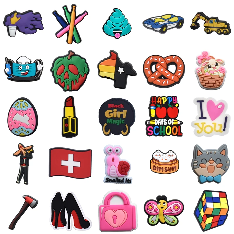 Women Charm Para Pins Wholesale Bulk Packs Gifts Shoes Accessories Set Jeans Men Shoe Charms Girl Kids Decorations for Crocs Boy
Women Charm Para Pins Wholesale Bulk Packs Gifts Shoes Accessories Set Jeans Men Shoe Charms Girl Kids Decorations for Crocs Boy