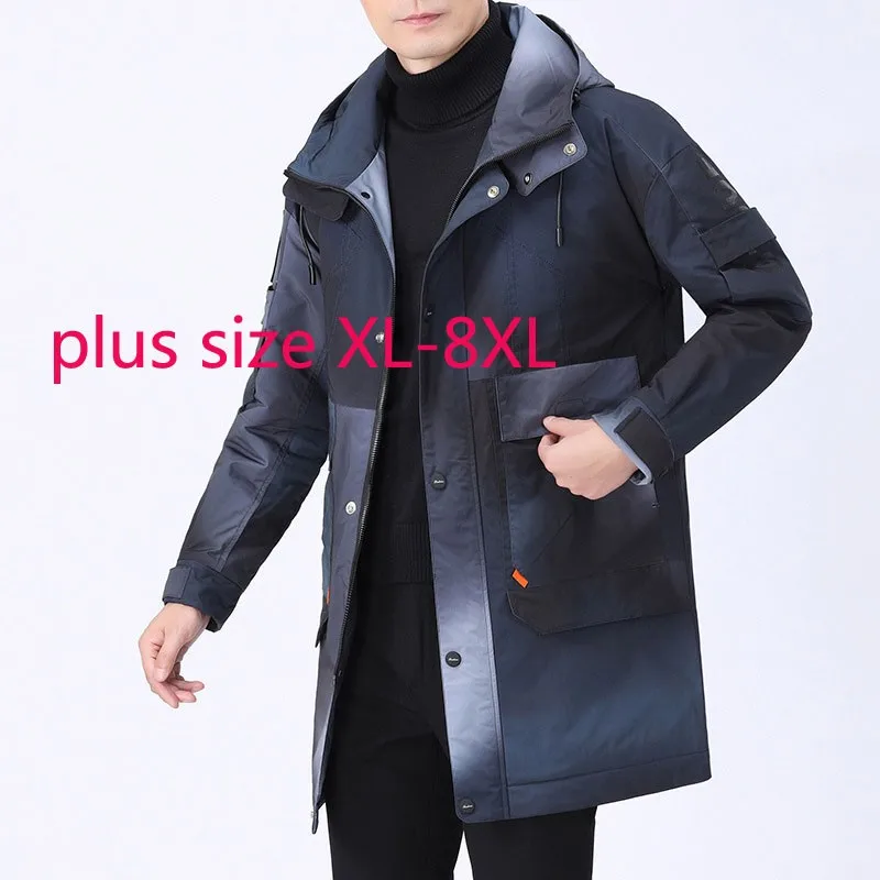 New Arrival Fashion Suepr Large Winter Young Men Hooded Long Padded Clothes Thickened Windbreaker Plus Size XL-5XL 6XL 7XL 8XL
New Arrival Fashion Suepr Large Winter Young Men Hooded Long Padded Clothes Thickened Windbreaker Plus Size XL-5XL 6XL 7XL 8XL