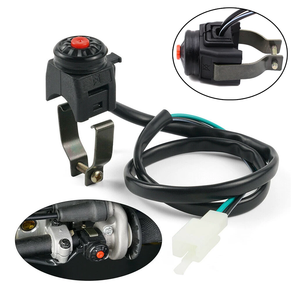 Durable Kill Switch Motorcycle Red Push Button Replacement 2 Wire Connection
Durable Kill Switch Motorcycle Red Push Button Replacement 2 Wire Connection