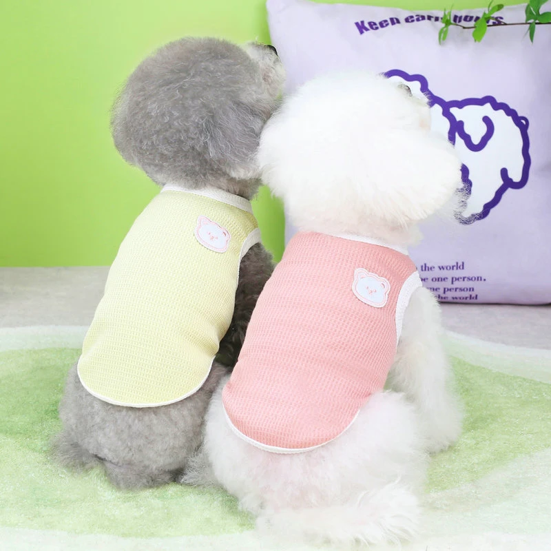 Cartoon Pet Waffle Dog Vest Dog Thin Solid Tank Top Casual Dog Shirt Small Dog Puppy French Bulldog Chihuahua Clothes
Cartoon Pet Waffle Dog Vest Dog Thin Solid Tank Top Casual Dog Shirt Small Dog Puppy French Bulldog Chihuahua Clothes