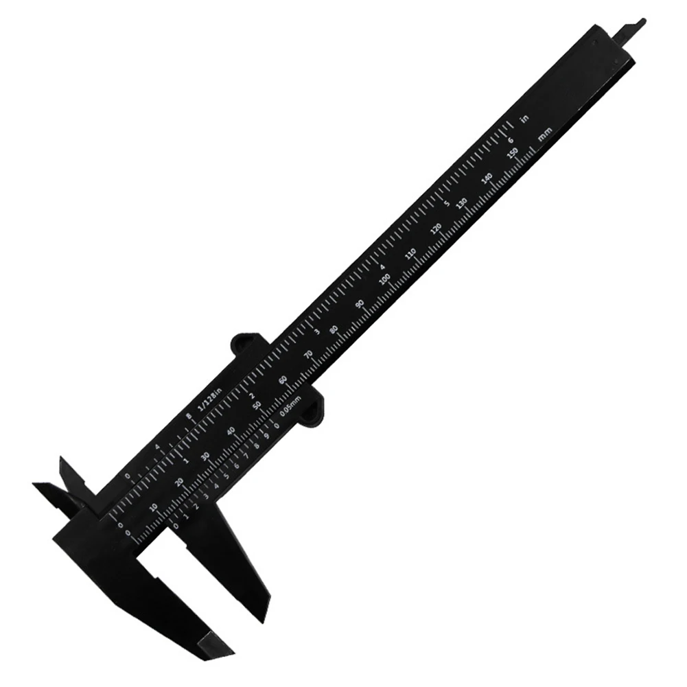0-150mm Vernier Calipers Double Rule Scale Plastic Ruler For Depth Height Diameter Measuring Manual Tool For School Supplies
0-150mm Vernier Calipers Double Rule Scale Plastic Ruler For Depth Height Diameter Measuring Manual Tool For School Supplies