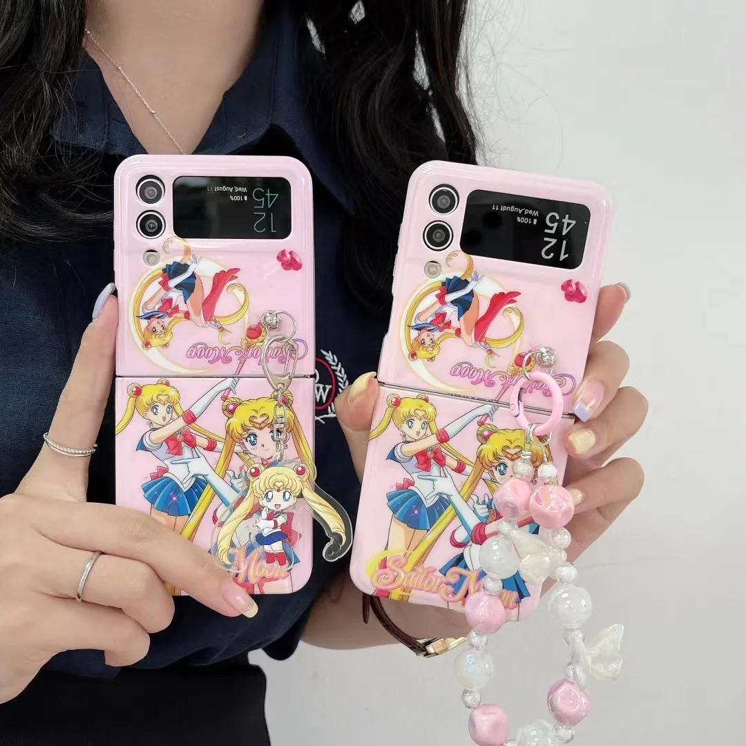 Sailors Moons with bracelet cute cartoon Phone Case for Samsung Galaxy Z Flip 3 Hard PC Back for Z Flip 4 Case Protective Shell
Sailors Moons with bracelet cute cartoon Phone Case for Samsung Galaxy Z Flip 3 Hard PC Back for Z Flip 4 Case Protective Shell