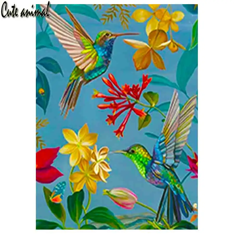 5D DIY Diamond Painting Hummingbird Flower Bird Cross Stitch Kit Full Embroidery Mosaic Picture Of Rhinestones Puzzle Gift Decor
5D DIY Diamond Painting Hummingbird Flower Bird Cross Stitch Kit Full Embroidery Mosaic Picture Of Rhinestones Puzzle Gift Decor